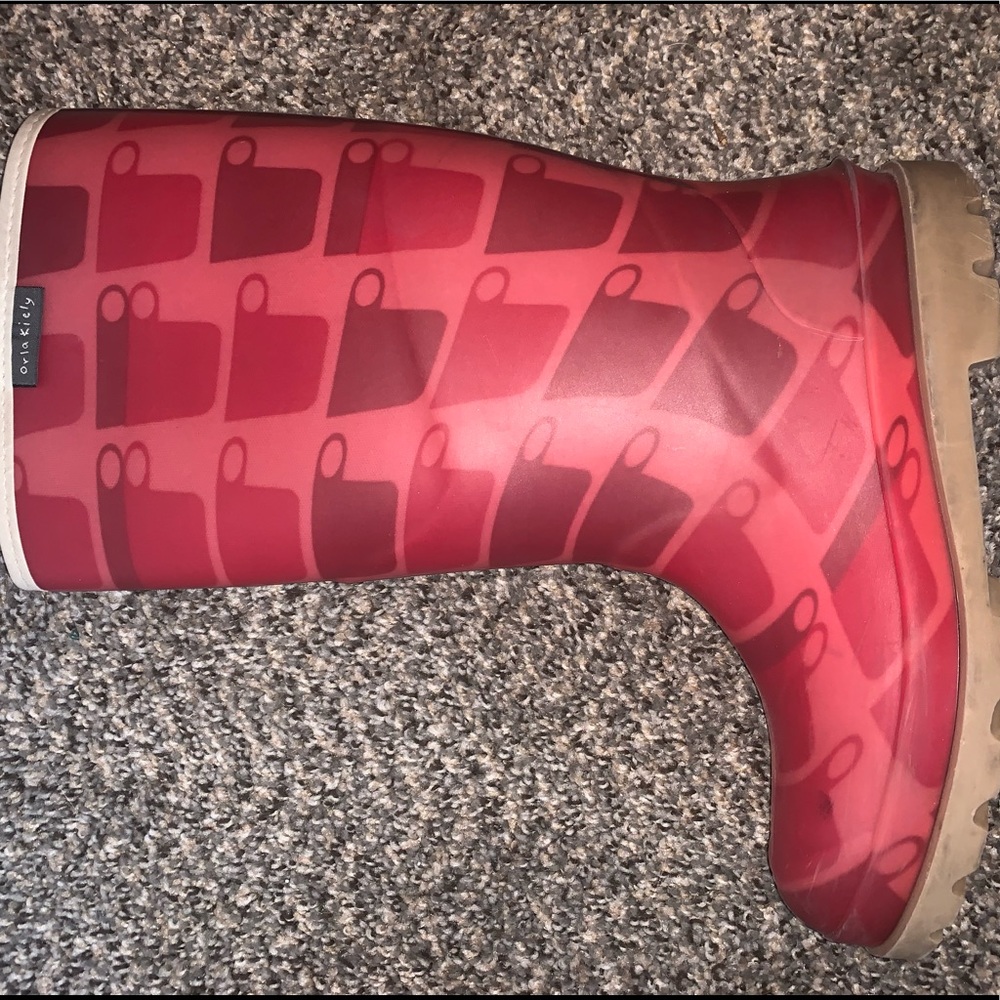 Orla Kiely Rain Boots -5US - Picture 2 of 4